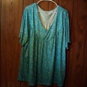 Elegant Blue Women's Top